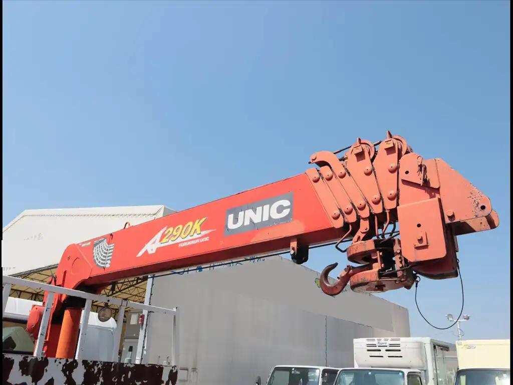 三菱 キャンター 小型 クレーン付 床鉄板 6段の中古トラック画像8