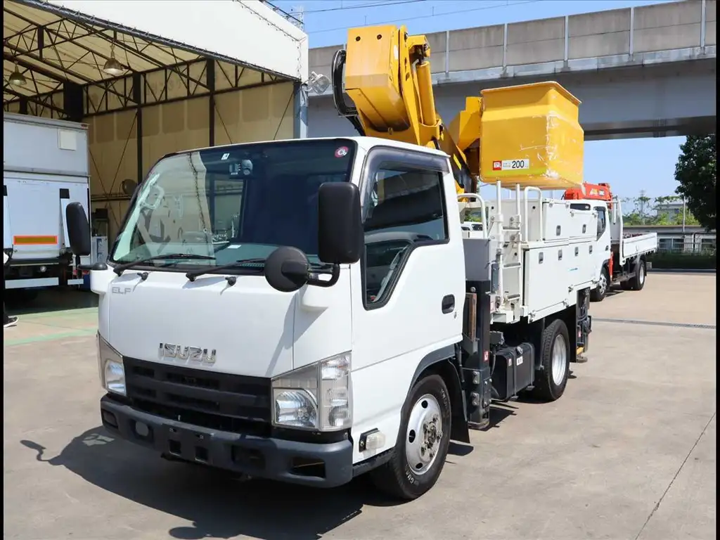 いすゞ エルフ 小型 高所・建柱車 高所作業車 電工仕様 の中古トラック【車両No.167940】