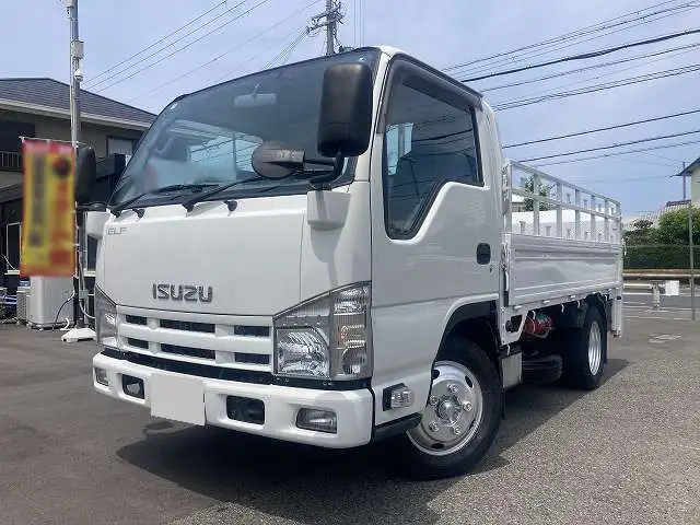 いすゞ エルフ 小型 平ボディ パワーゲート TKG-NKR85Aの中古トラック画像1
