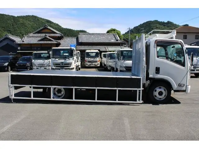 いすゞ エルフ 小型 平ボディ 床鉄板 の中古トラック画像4