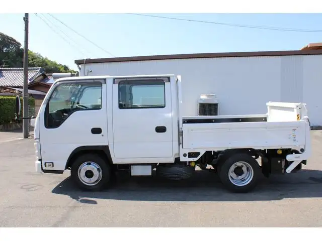 いすゞ エルフ 小型 平ボディ Wキャブ パワーゲートの中古トラック画像3