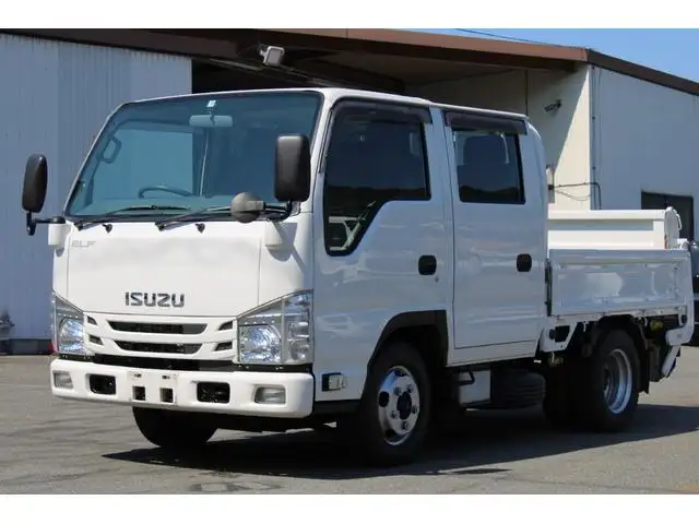 いすゞ エルフ 小型 平ボディ Wキャブ パワーゲート の中古トラック【車両No.168028】