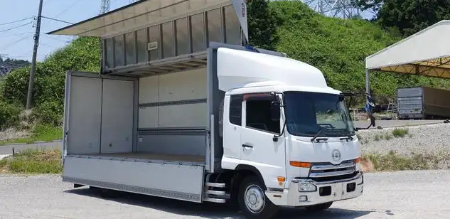 日産UD コンドル 中型/増トン ウイング エアサス ベッドの中古トラック画像6