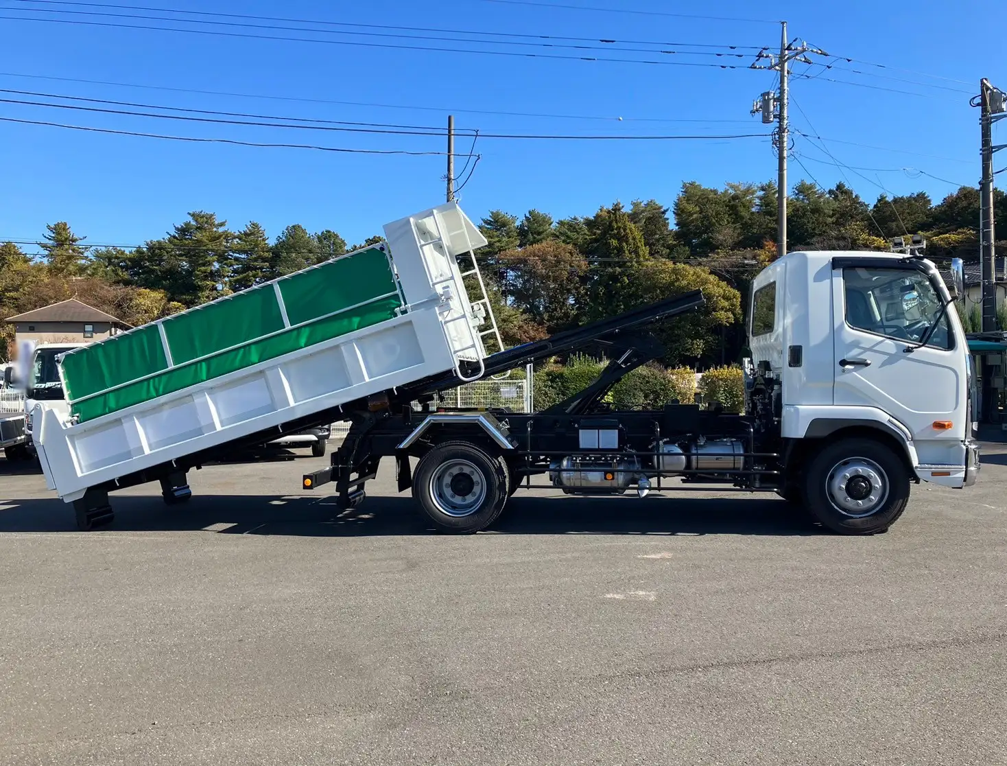 三菱 ファイター 中型/増トン ダンプ ローダー コボレーンの中古トラック画像4