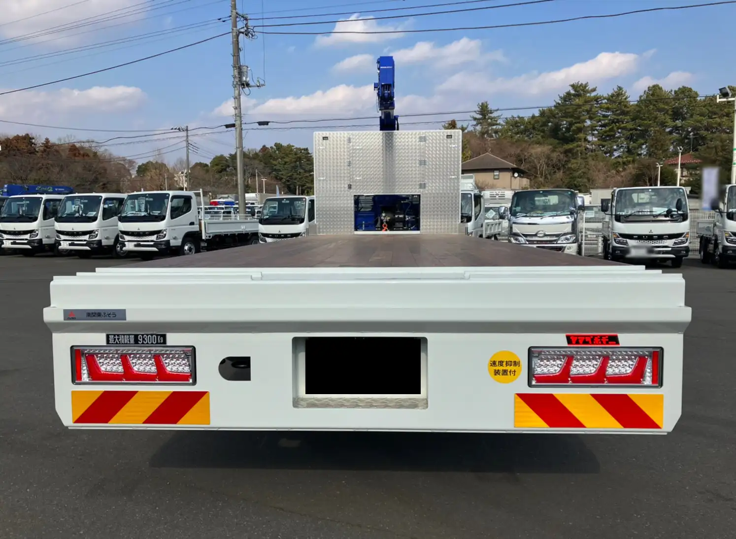 三菱 ファイター 中型/増トン 車両重機運搬 4段クレーン ラジコンの中古トラック画像3