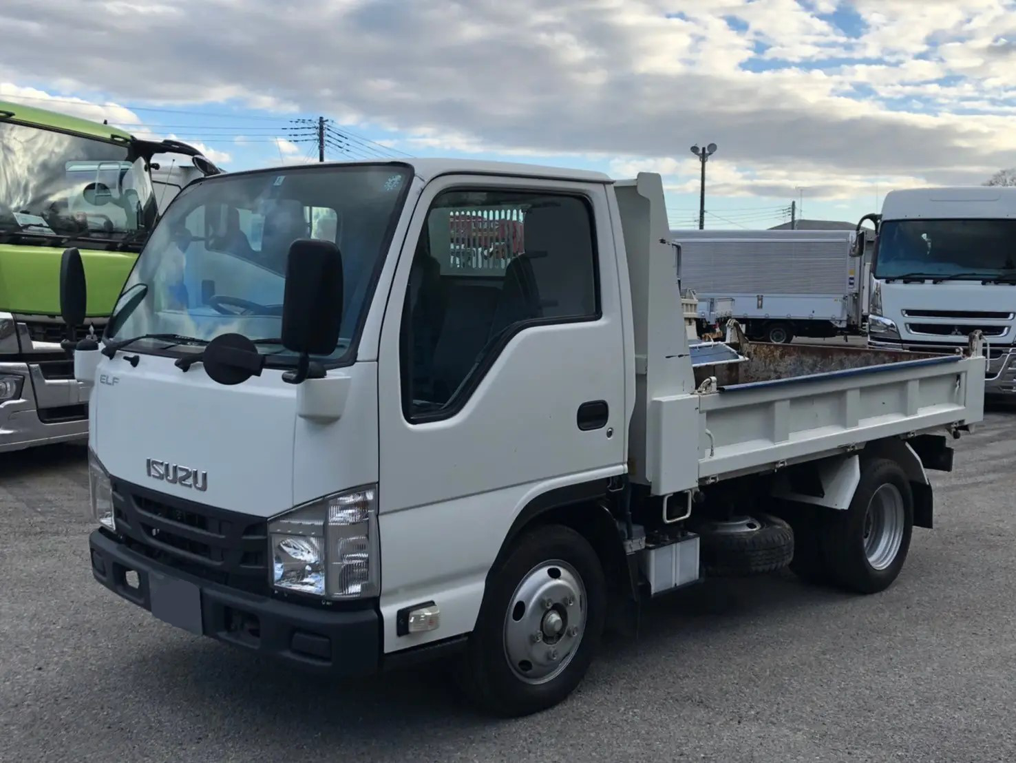 三菱 ファイター 中型/増トン アームロール コンテナ付き ツインホイスト の中古トラック【車両No.166917】
