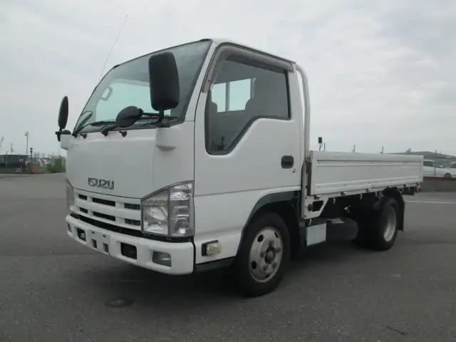 いすゞ エルフ 小型 平ボディ SKG-NKR85A H23｜画像1