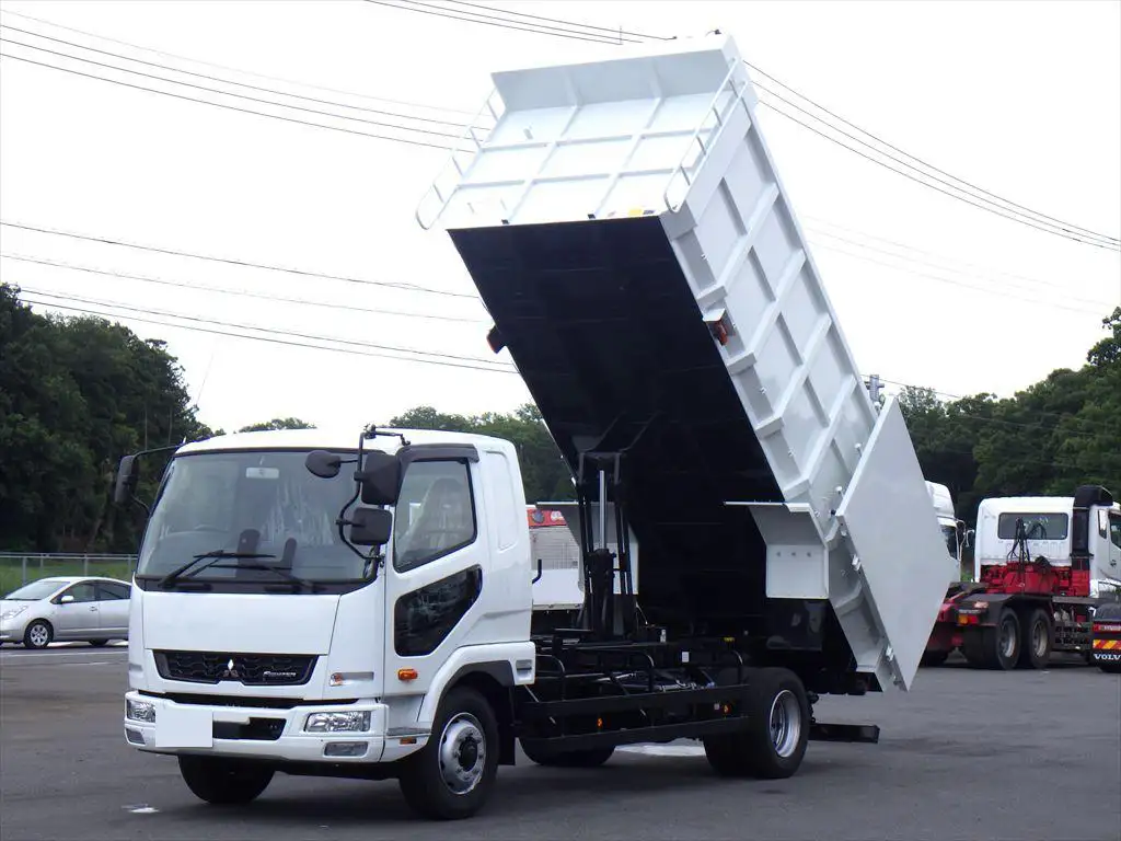 三菱 ファイター 中型/増トン ダンプ 土砂禁 ベッド の中古トラック【車両No.168154】