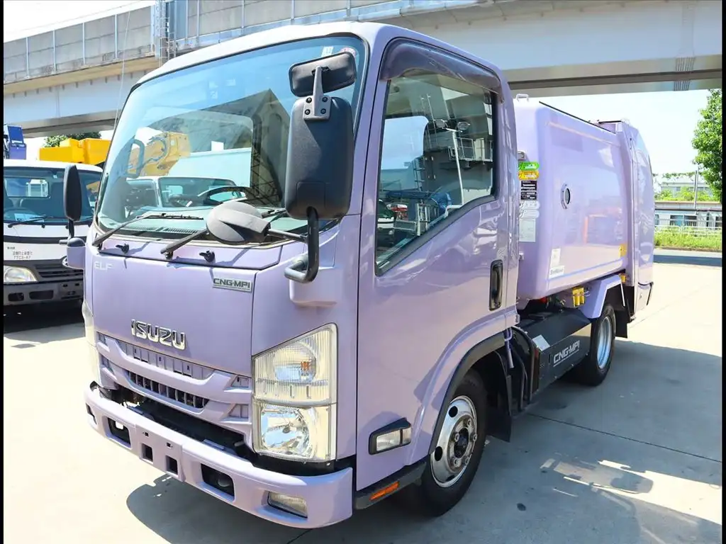 いすゞ エルフ 小型 パッカー車 巻き込み式 回転ダンプ式の中古トラック画像1