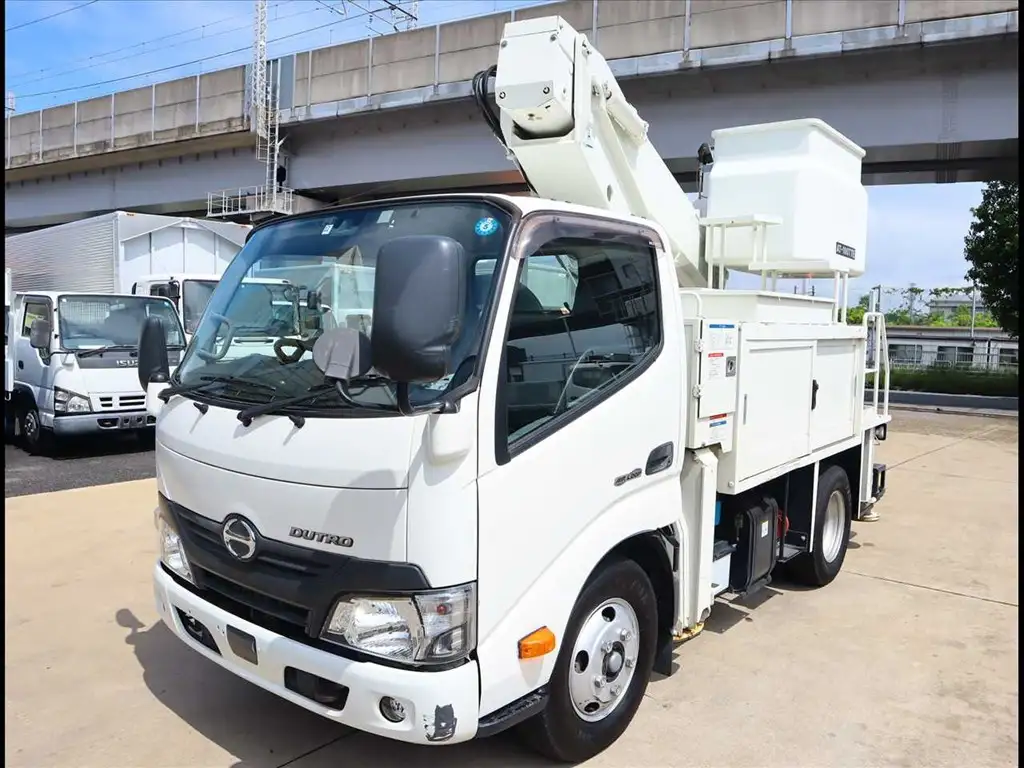 日野 デュトロ 小型 高所・建柱車 高所作業車 電工仕様｜画像1