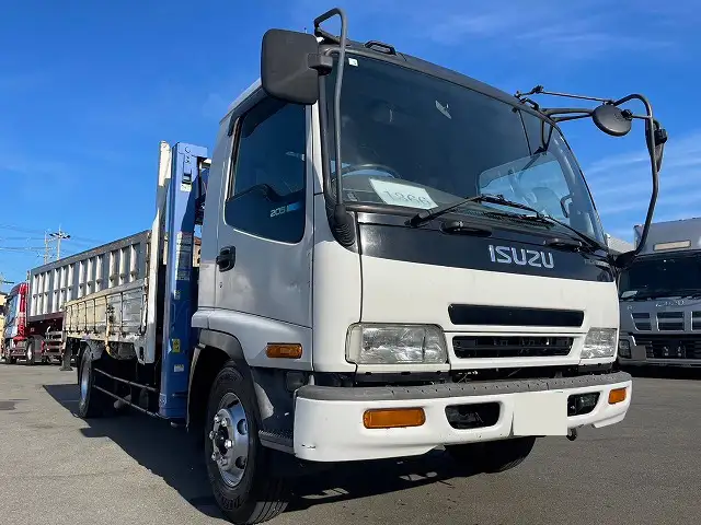 いすゞ フォワード 中型/増トン 車両重機運搬 3段クレーン ラジコンの中古トラック画像2