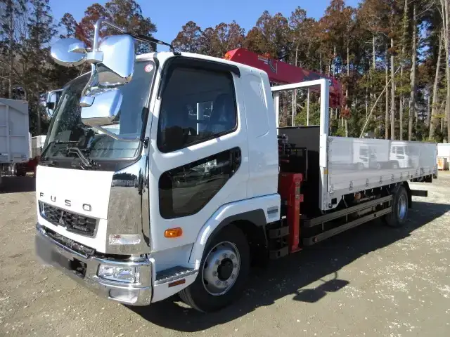 三菱 ファイター 中型/増トン クレーン付 アルミブロック 4段｜画像1