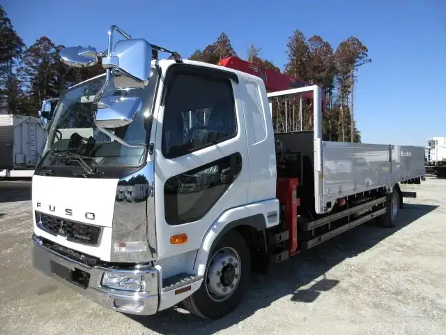 三菱 ファイター 中型/増トン クレーン付 アルミブロック 4段の中古トラック画像1