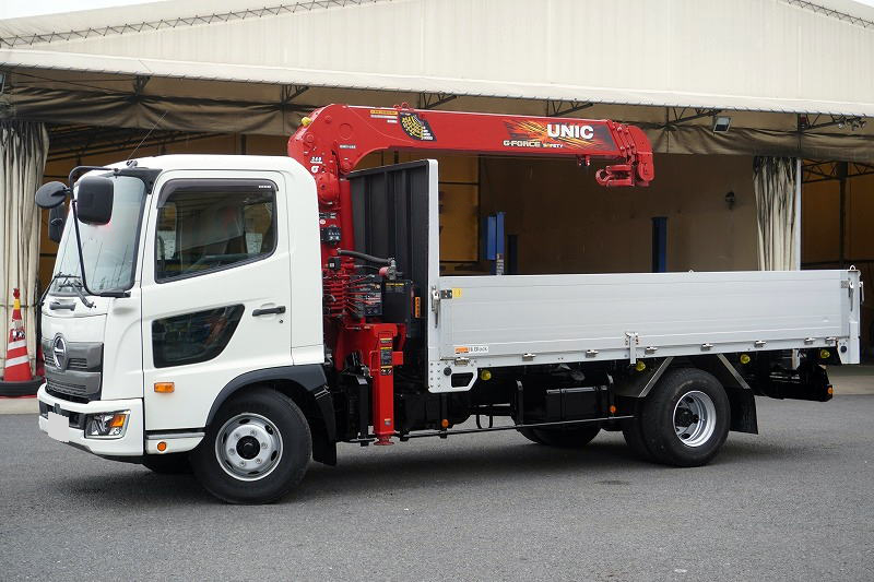 三菱 ファイター 中型/増トン クレーン付 ヒアブ 床鉄板 の中古トラック【車両No.171450】