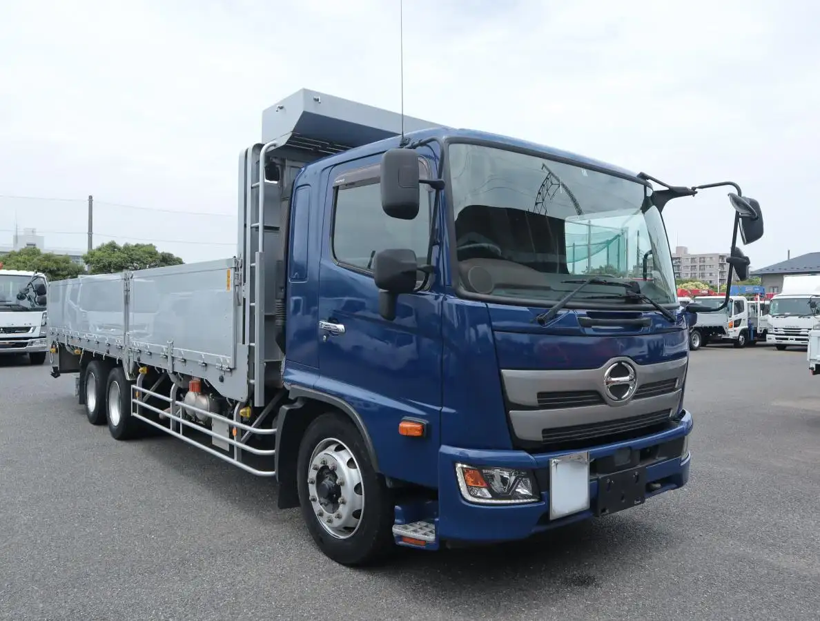 日野 レンジャー 中型/増トン 平ボディ アルミブロック ベッドの中古トラック画像2