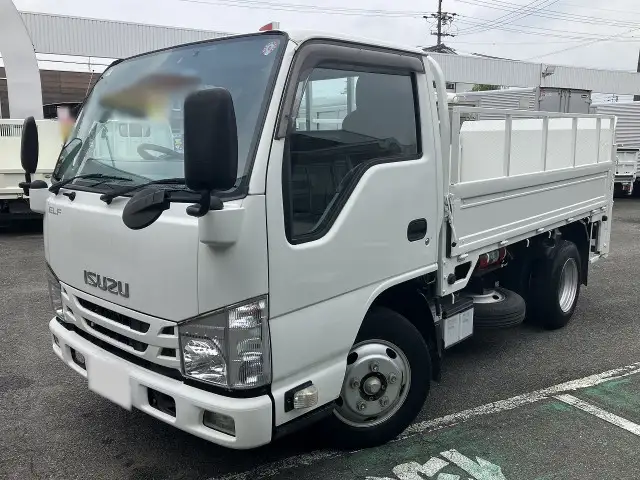 いすゞ エルフ 小型 平ボディ パワーゲート 床鉄板 の中古トラック【車両No.168402】