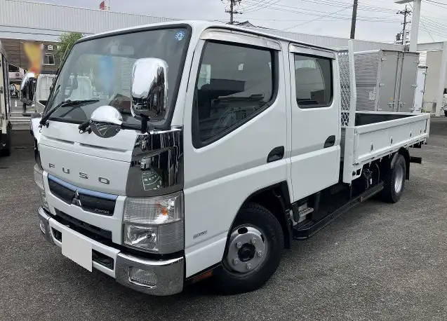 三菱 キャンター 小型 平ボディ Wキャブ(ダブルキャブ) TPG-FEA20の中古トラック画像1
