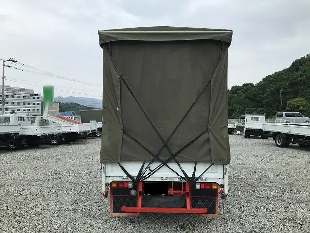 三菱 キャンター 小型 平ボディ 幌 CBF-FB700Bの中古トラック画像3