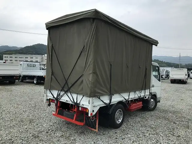 三菱 キャンター 小型 平ボディ 幌 CBF-FB700Bの中古トラック画像2