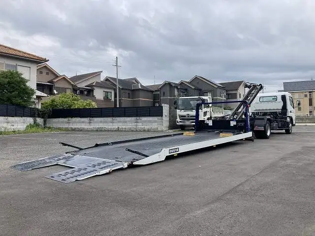 三菱 キャンター 小型 車両重機運搬 ラジコン ウインチの中古トラック画像4