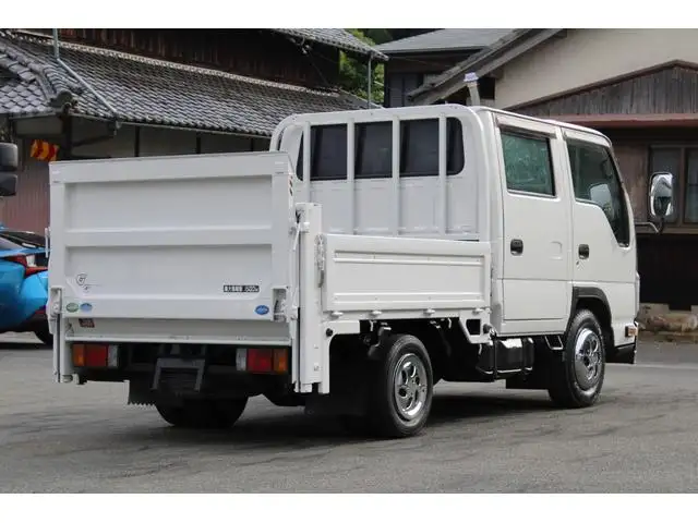 いすゞ エルフ 小型 平ボディ Wキャブ パワーゲートの中古トラック画像2