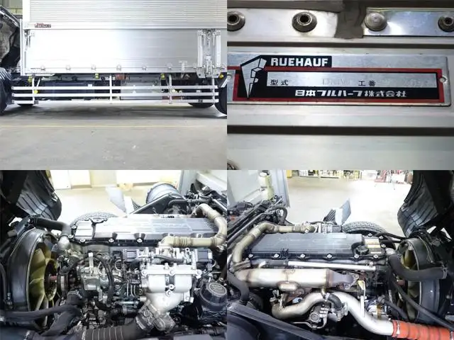 三菱 ファイター 中型/増トン ウイング ベッド QKG-FK62FZの中古トラック画像16