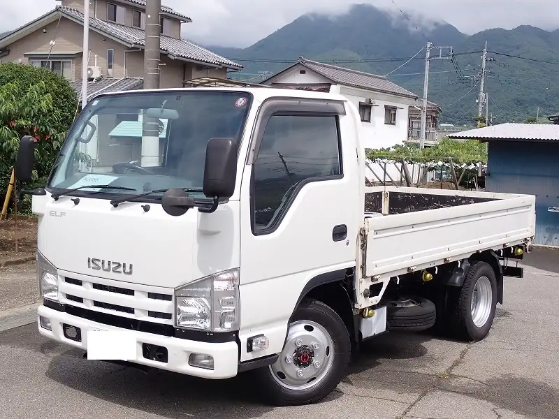 いすゞ エルフ 小型 平ボディ TKG-NJS85A H26の中古トラック画像1