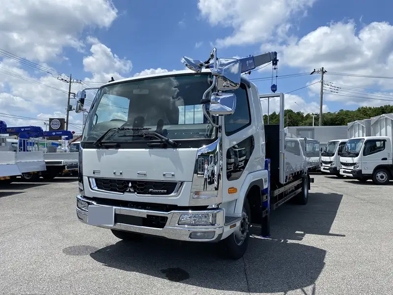 三菱 ファイター 中型/増トン クレーン付 アルミブロック 4段｜画像1