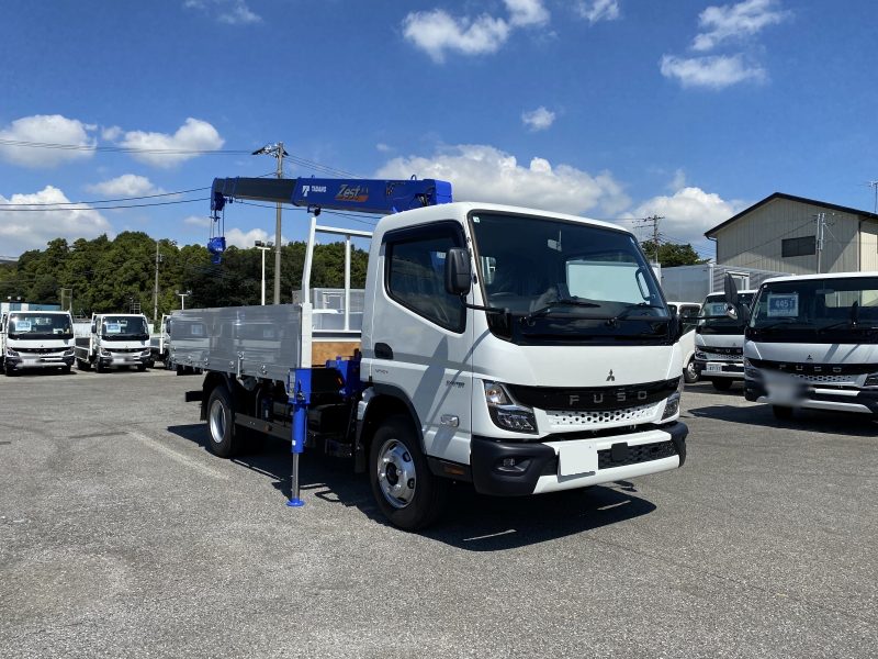 三菱 キャンター 小型 クレーン付 アルミブロック 4段の中古トラック画像3