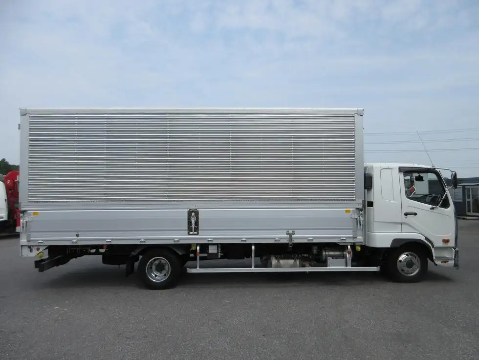 三菱 ファイター 中型/増トン ウイング ベッド 2KG-FK61Fの中古トラック画像2