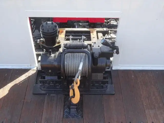 三菱 ファイター 中型/増トン 車両重機運搬 4段クレーン ラジコンの中古トラック画像7