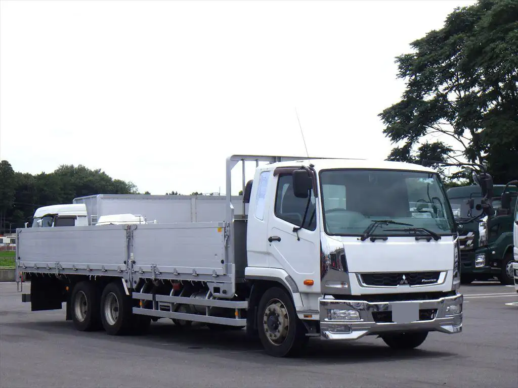 三菱 ファイター 中型/増トン 平ボディ 床鉄板 アルミブロックの中古トラック画像2