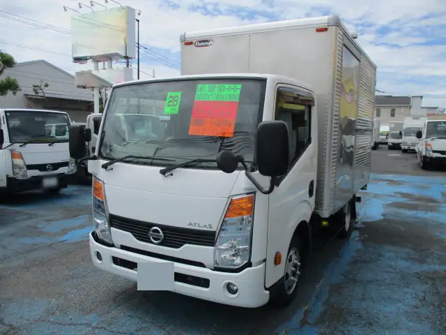 日産 アトラス 小型 アルミバン サイドドア CBF-SQ2F24の中古トラック画像1