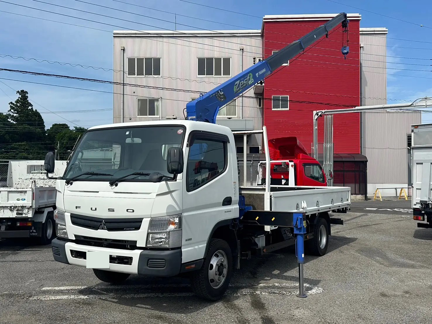 三菱 キャンター 小型 クレーン付 4段 ラジコン の中古トラック【車両No.150098】