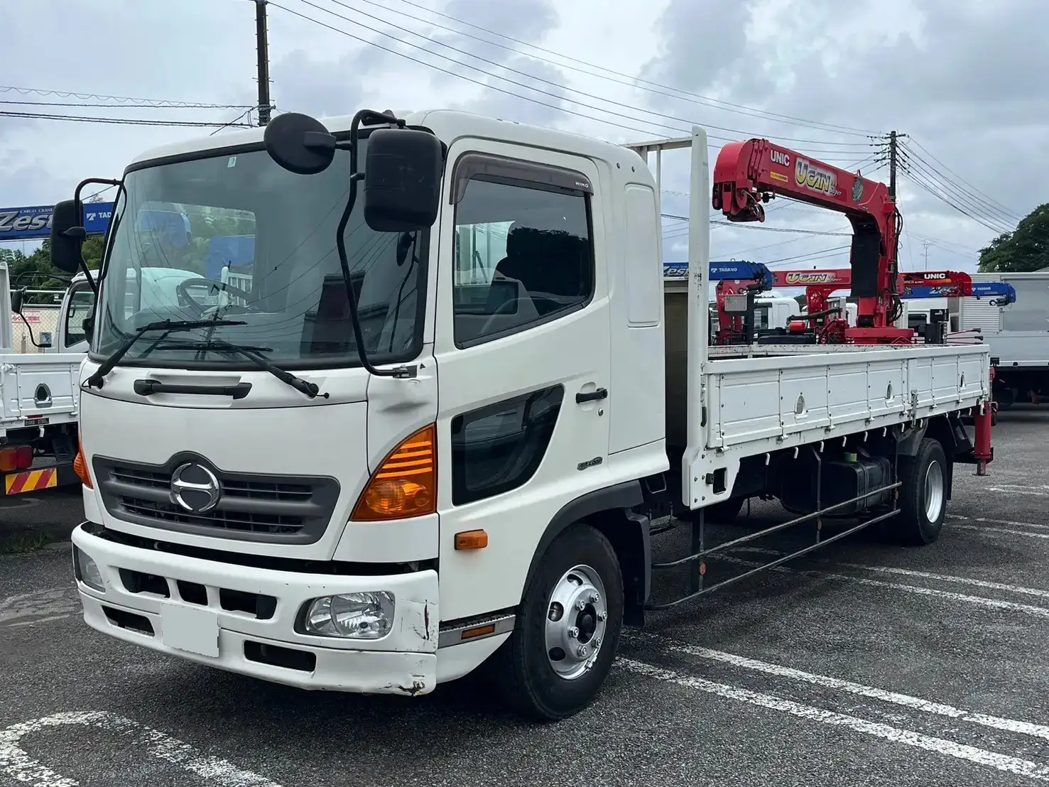 日野 レンジャー 中型/増トン クレーン付 4段 ラジコンの中古トラック画像1