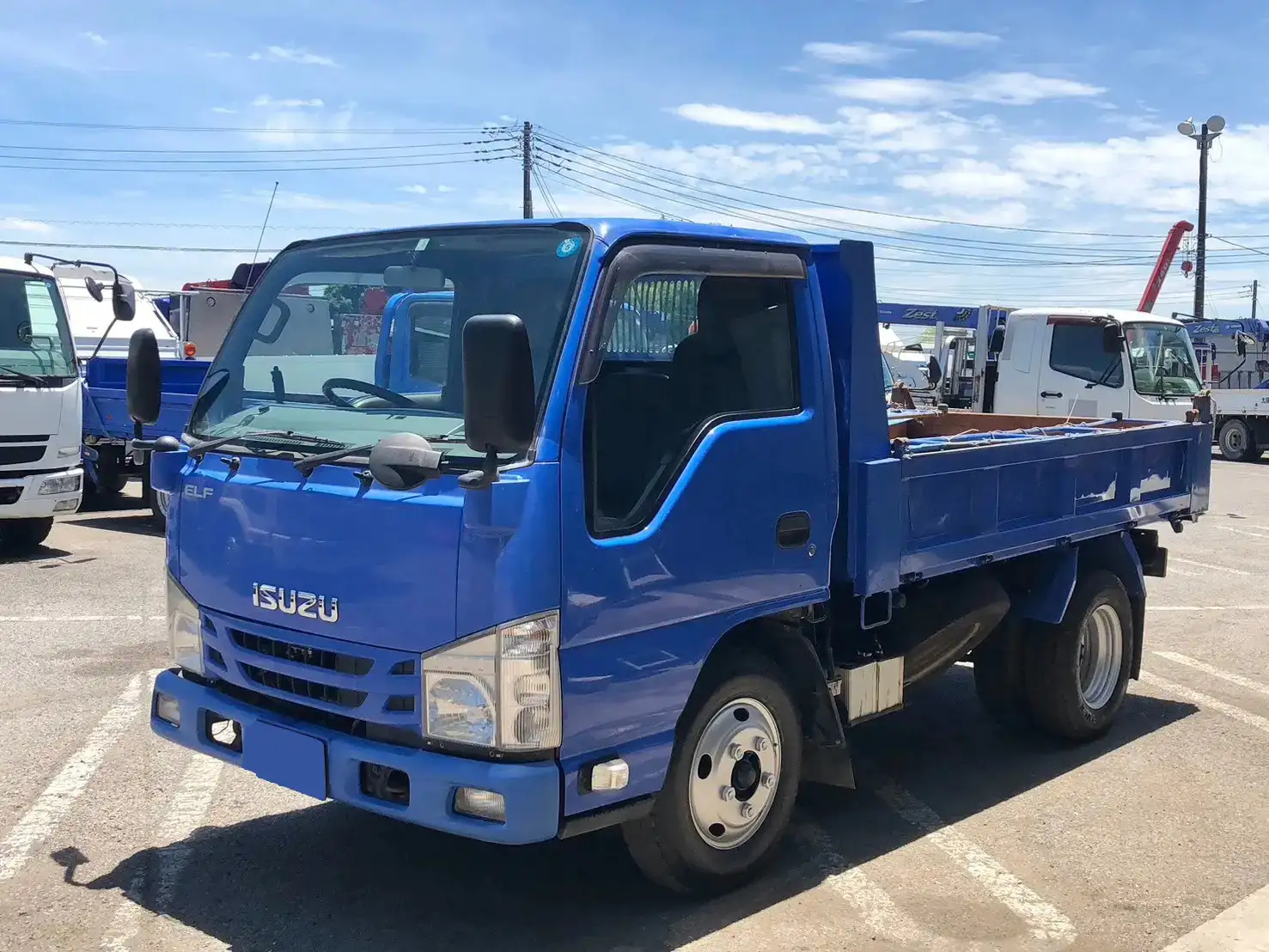 いすゞ エルフ 小型 ダンプ 強化 コボレーン の中古トラック【車両No.168486】