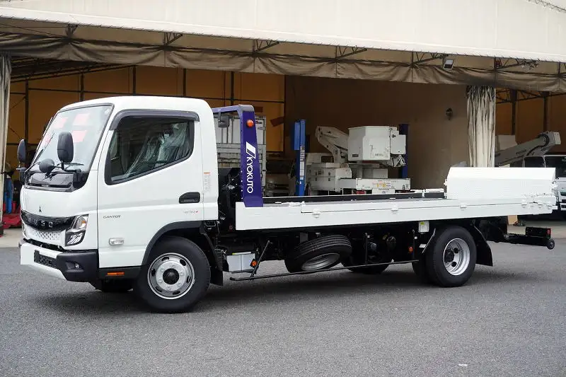 三菱 キャンター 小型 車両重機運搬 ラジコン ウインチの中古トラック画像1