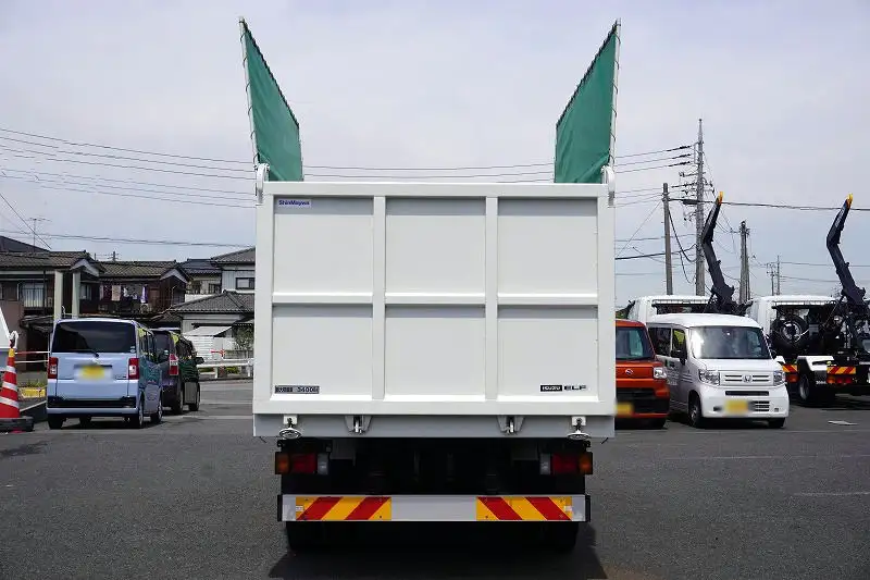 いすゞ エルフ 小型 ダンプ 土砂禁 天蓋付きの中古トラック画像3