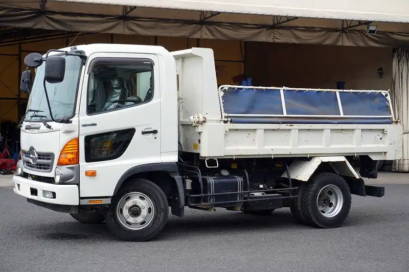 日野 レンジャー 中型/増トン ダンプ Lゲート 強化の中古トラック画像1