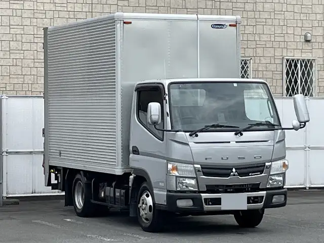 三菱 キャンター 小型 アルミバン パワーゲート 床鉄板の中古トラック画像2