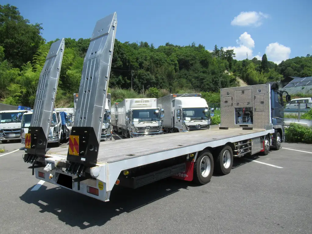 三菱 スーパーグレート 大型 車両重機運搬 ラジコン ウインチの中古トラック画像2