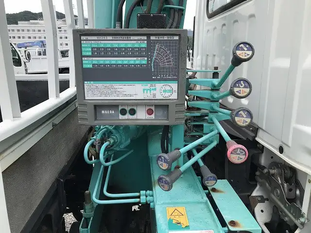 いすゞ エルフ 小型 クレーン付 床鉄板 3段の中古トラック画像8