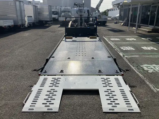三菱 キャンター 小型 車両重機運搬 ラジコン ウインチの中古トラック画像5