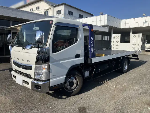 三菱 キャンター 小型 車両重機運搬 ラジコン ウインチの中古トラック画像1