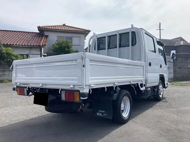 いすゞ エルフ 小型 平ボディ Wキャブ SKG-NHR85Aの中古トラック画像2