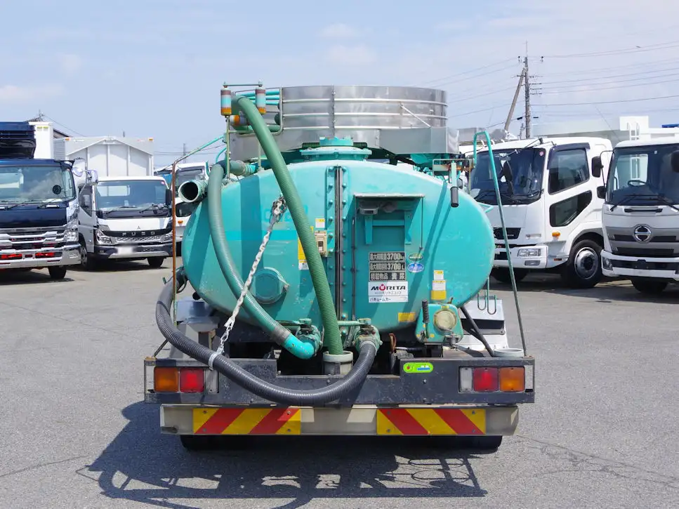 三菱 キャンター 小型 タンク車 バキューム TKG-FEB90の中古トラック画像4