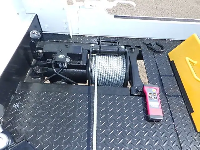 三菱 キャンター 小型 車両重機運搬 ラジコン ウインチの中古トラック画像7