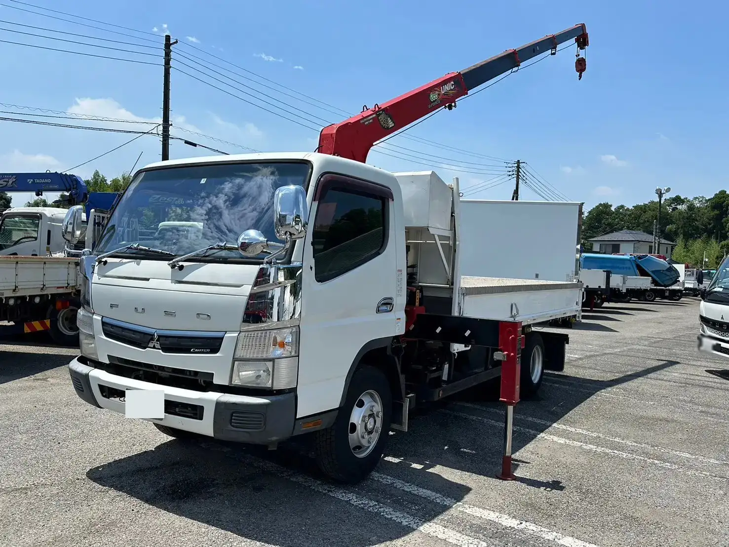 三菱 キャンター 小型 クレーン付 4段 ラジコンの中古トラック画像1