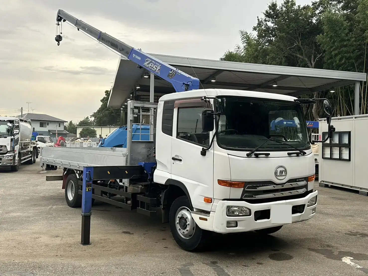 日産UD コンドル 中型/増トン クレーン付 床鉄板 アルミブロックの中古トラック画像2