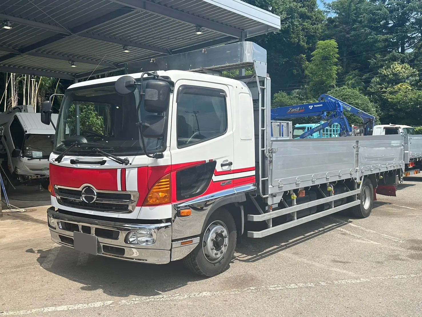 日野 レンジャー 中型/増トン 平ボディ ワイド QKG-FE7JMAG